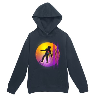 Retro 80's Glitch Astronaut Urban Pullover Hoodie