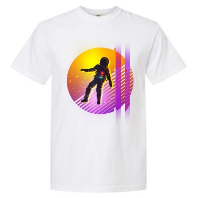 Retro 80's Glitch Astronaut Garment-Dyed Heavyweight T-Shirt