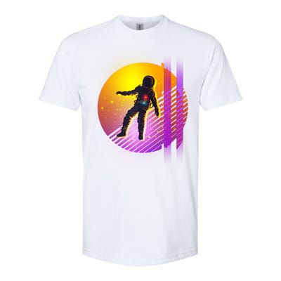 Retro 80's Glitch Astronaut Softstyle® CVC T-Shirt