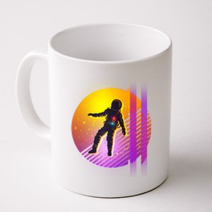 Retro 80's Glitch Astronaut Coffee Mug