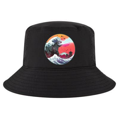 Retro 80's Godzilla Attack Wave Cool Comfort Performance Bucket Hat