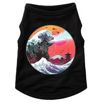 Retro 80's Godzilla Attack Wave Doggie Tank