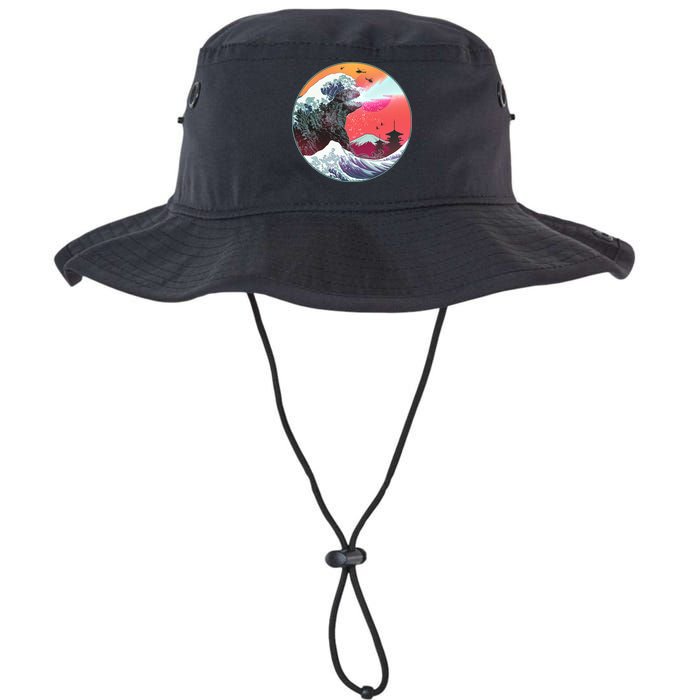 Retro 80's Godzilla Attack Wave Legacy Cool Fit Booney Bucket Hat
