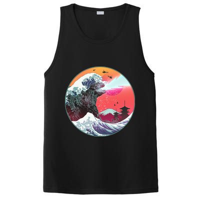 Retro 80's Godzilla Attack Wave PosiCharge Competitor Tank