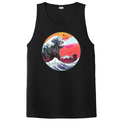 Retro 80's Godzilla Attack Wave PosiCharge Competitor Tank