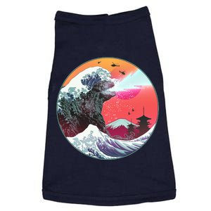 Retro 80's Godzilla Attack Wave Doggie Tank