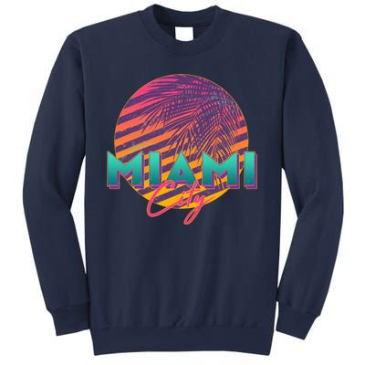 Retro 80's Miami CIty Emblem Sweatshirt