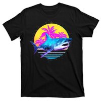 Retro 80s Polygon Shark T-Shirt