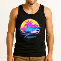 Retro 80s Polygon Shark Tank Top