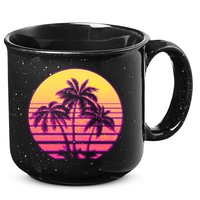 Retro 80's Sunset Palms 15oz Campfire Ceramic Mug