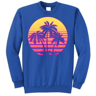 Retro 80's Sunset Palms Sweatshirt