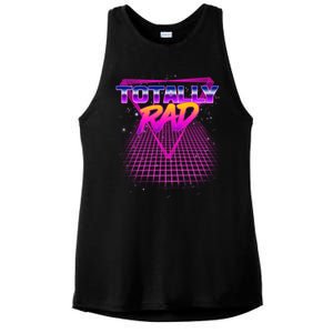 Retro 80's Totally Rad Ladies PosiCharge Tri-Blend Wicking Tank