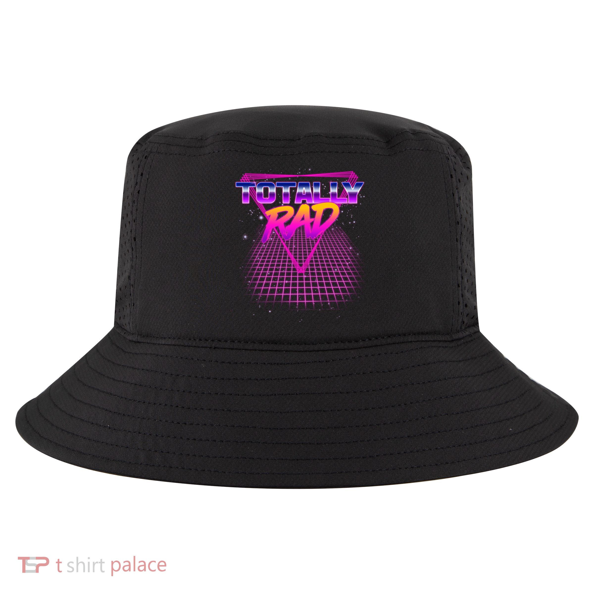 Retro 80's Totally Rad Cool Comfort Performance Bucket Hat