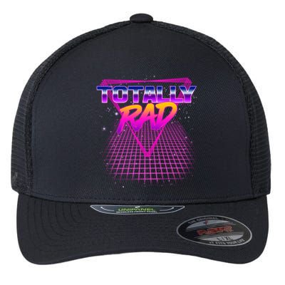 Retro 80's Totally Rad Flexfit Unipanel Trucker Cap