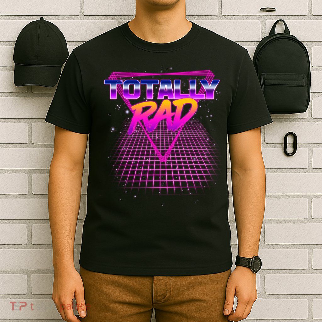 Retro 80's Totally Rad T-Shirt
