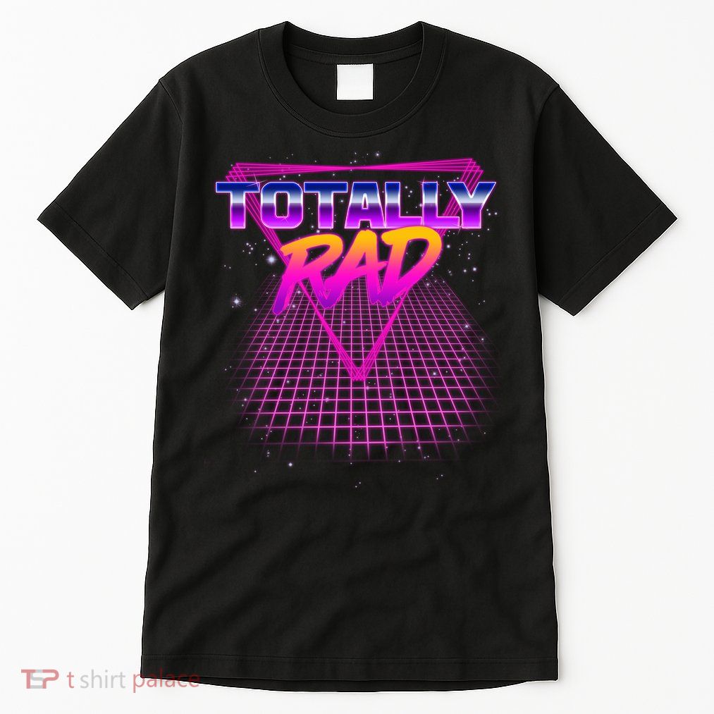 Retro 80's Totally Rad Tall T-Shirt