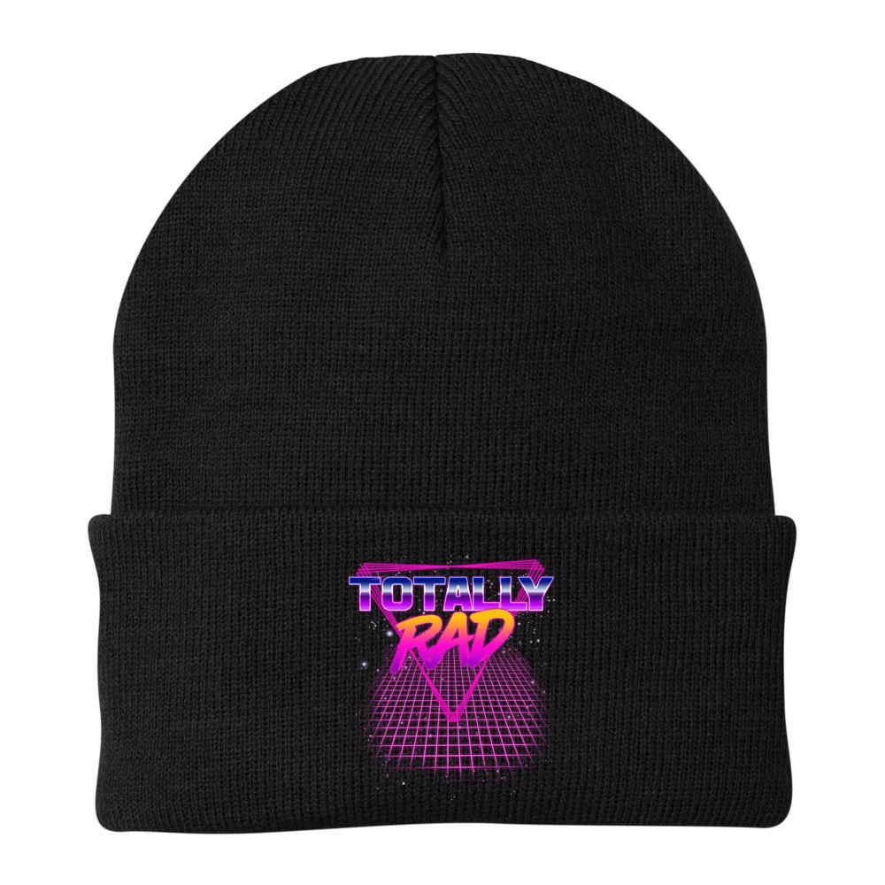 Retro 80's Totally Rad Beanie