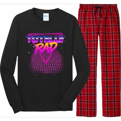 Retro 80's Totally Rad Long Sleeve Pajama Set