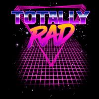 Retro 80's Totally Rad Cooling Performance Long Sleeve Crew
