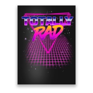 Retro 80's Totally Rad Poster