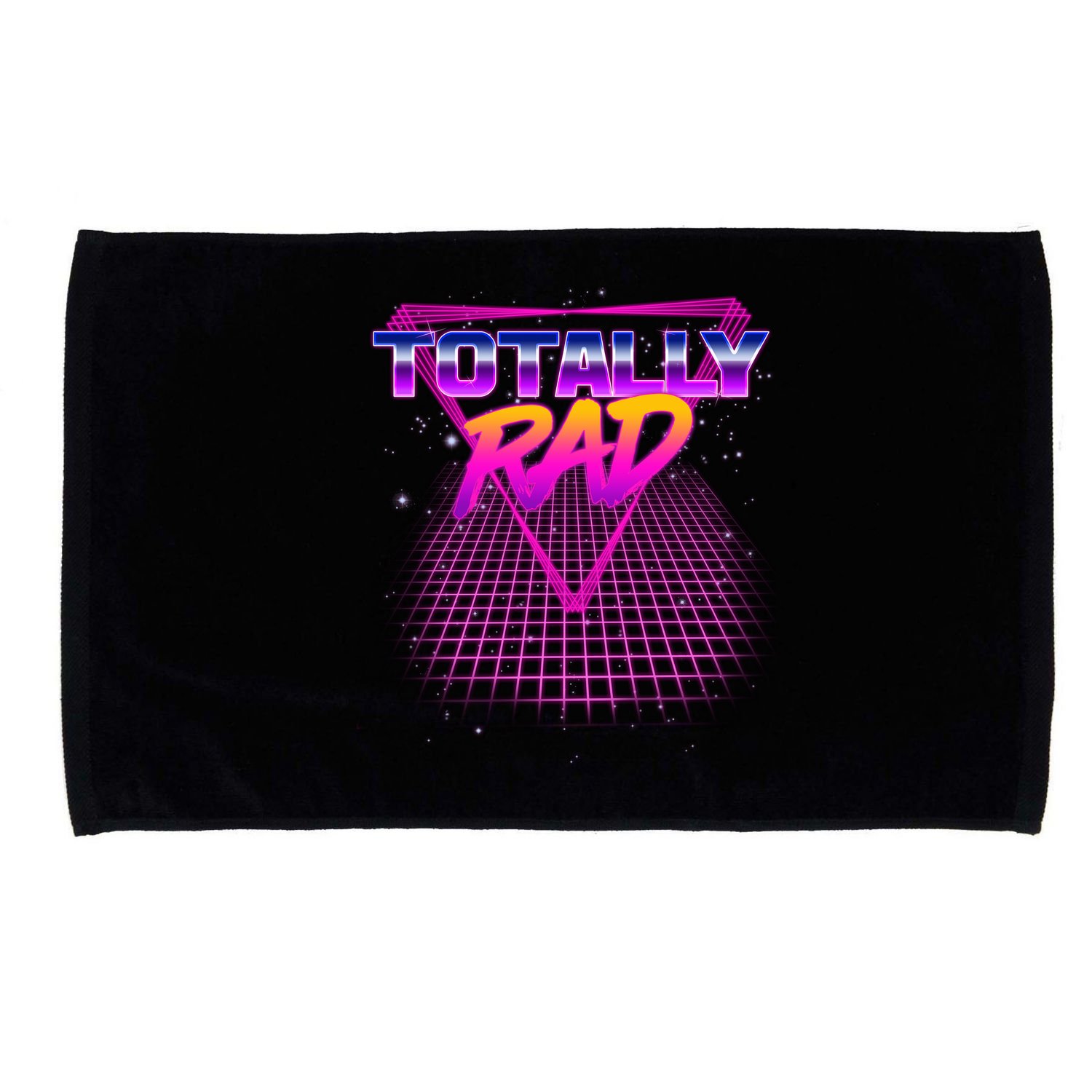 Retro 80's Totally Rad Microfiber Hand Towel