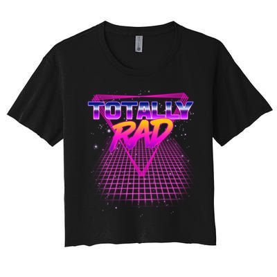 Retro 80's Totally Rad Crop Top