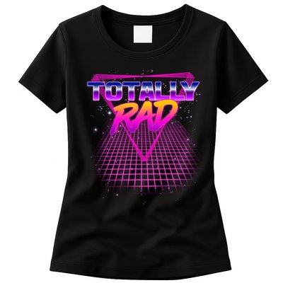 Retro 80's Totally Rad Womens T-Shirt