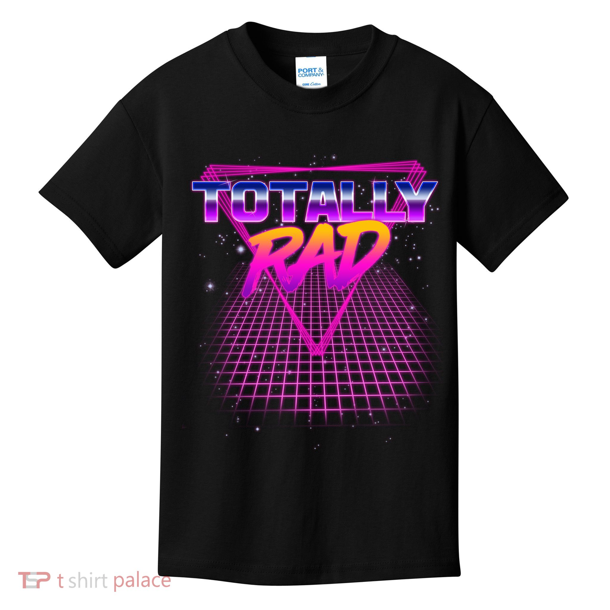 Retro 80's Totally Rad Kids T-Shirt
