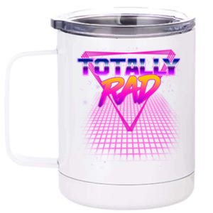 Retro 80's Totally Rad 12 oz Stainless Steel Tumbler Cup