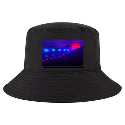 Retro 80s Vaporwave  Cool Comfort Performance Bucket Hat