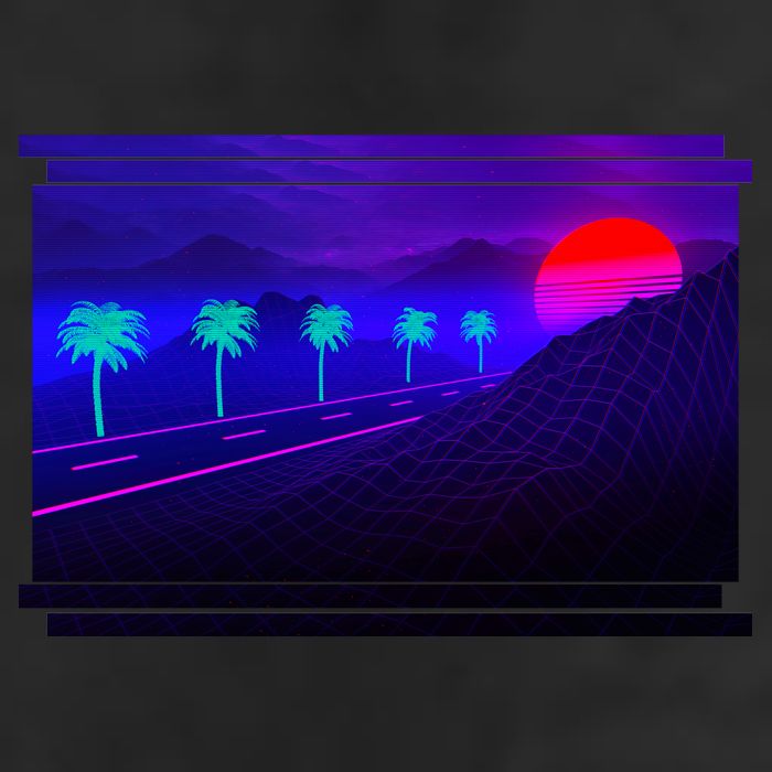 Retro 80s Vaporwave  Cool Comfort Performance Bucket Hat