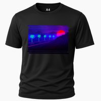 Retro 80s Vaporwave  Cooling Performance Crew T-Shirt