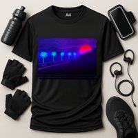 Retro 80s Vaporwave  Cooling Performance Crew T-Shirt