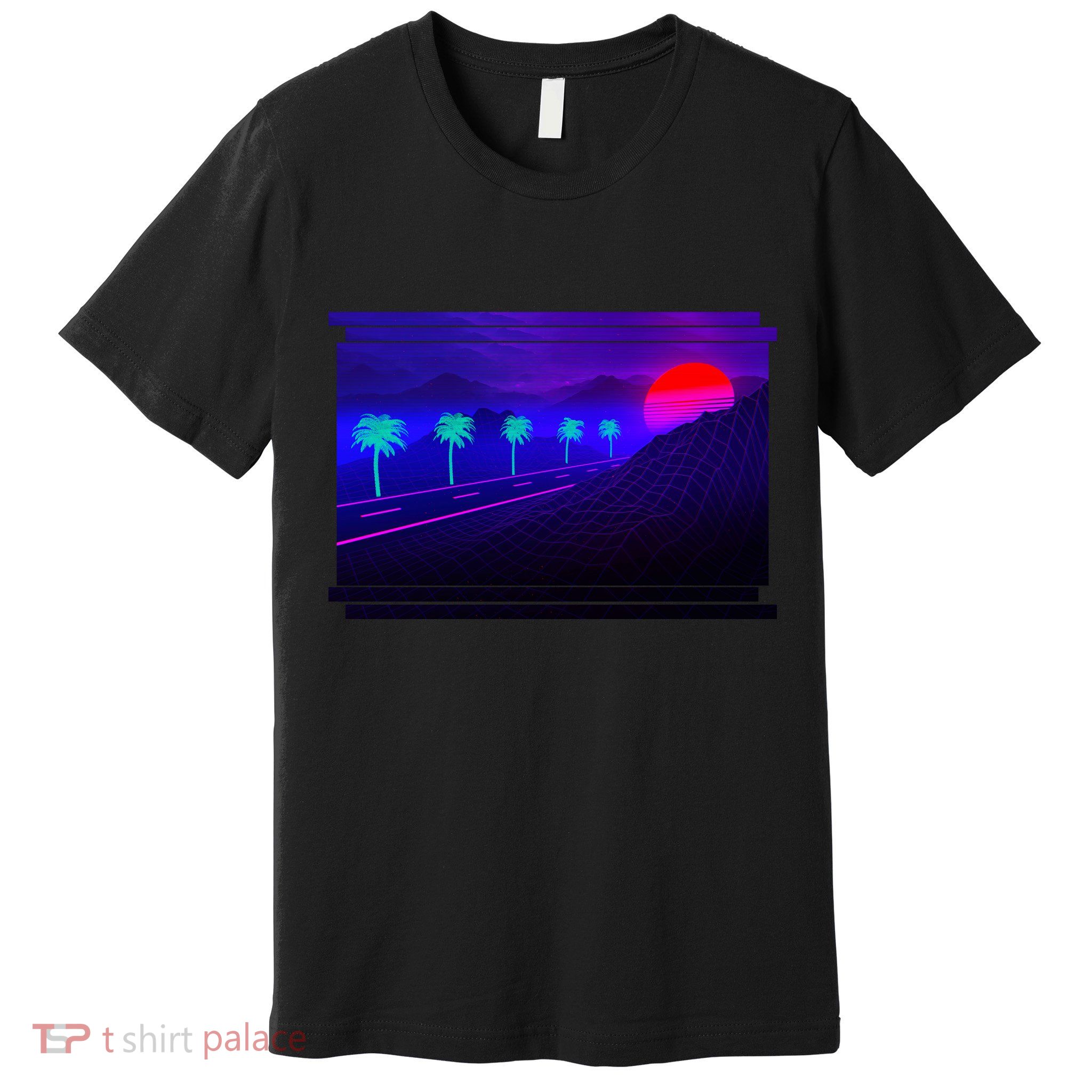 Retro 80s Vaporwave  Premium T-Shirt