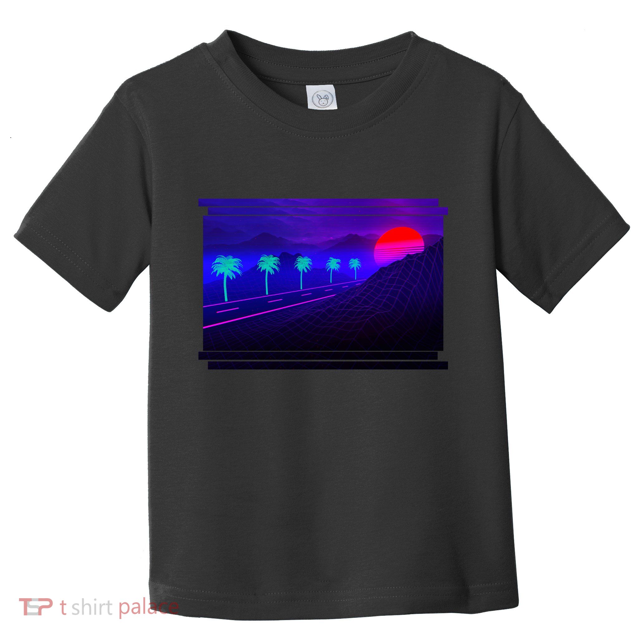 Retro 80s Vaporwave  Toddler T-Shirt