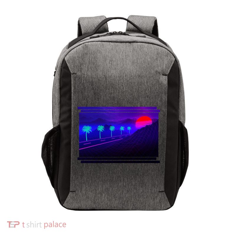 Retro 80s Vaporwave  Vector Backpack