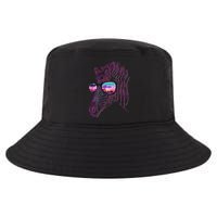 Retro 80s Zebra Shade Cool Comfort Performance Bucket Hat