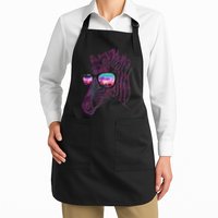Retro 80s Zebra Shade Apron