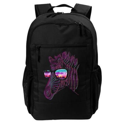 Retro 80s Zebra Shade Backpack