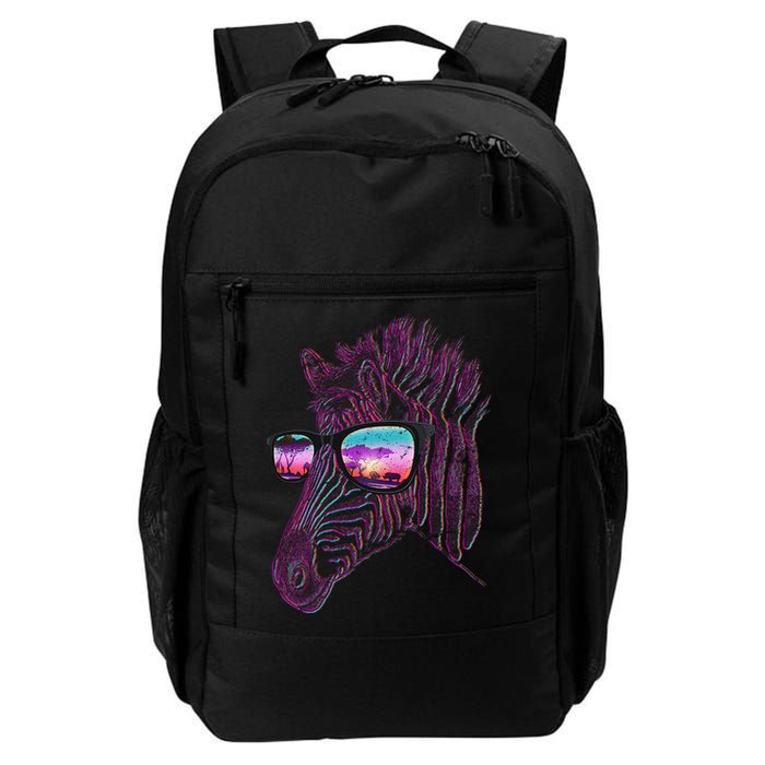 Retro 80s Zebra Shade Backpack
