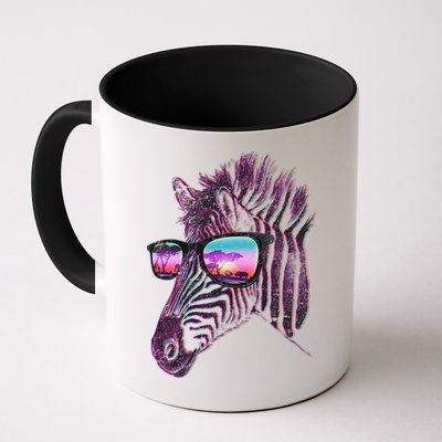 Retro 80s Zebra Shade Mug