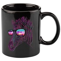 Retro 80s Zebra Shade 11oz C Handle Ceramic Mug