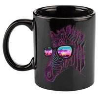 Retro 80s Zebra Shade 11oz C Handle Ceramic Mug
