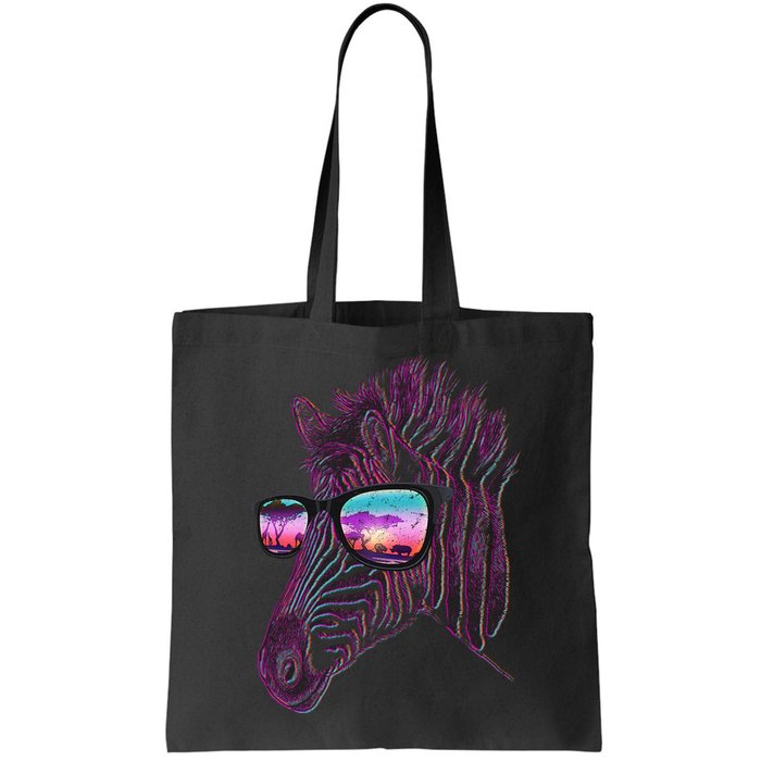 Retro 80s Zebra Shade Bag