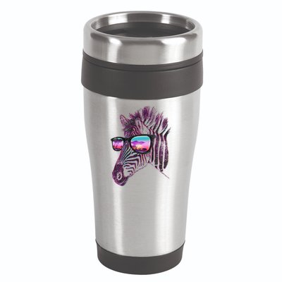 Retro 80s Zebra Shade 16oz Travel Tumbler