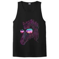Retro 80s Zebra Shade PosiCharge Competitor Tank