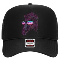Retro 80s Zebra Shade Trucker Hat