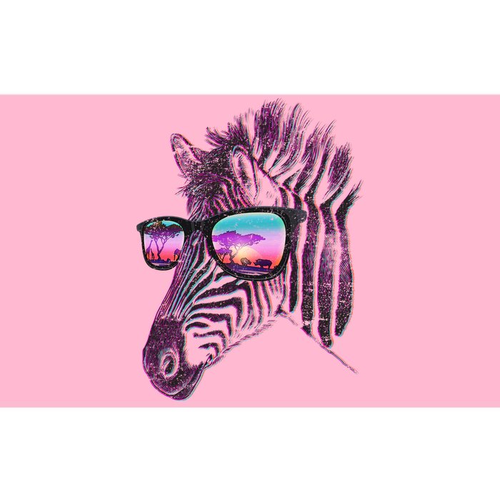 Retro 80s Zebra Shade Bumper Sticker