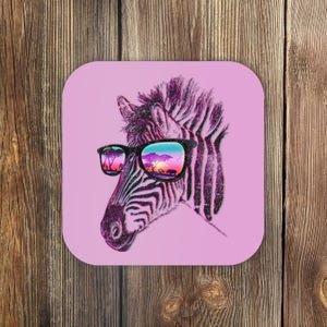 Retro 80s Zebra Shade Coaster