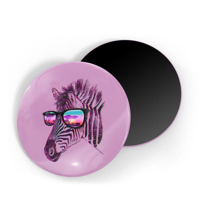 Retro 80s Zebra Shade Magnet